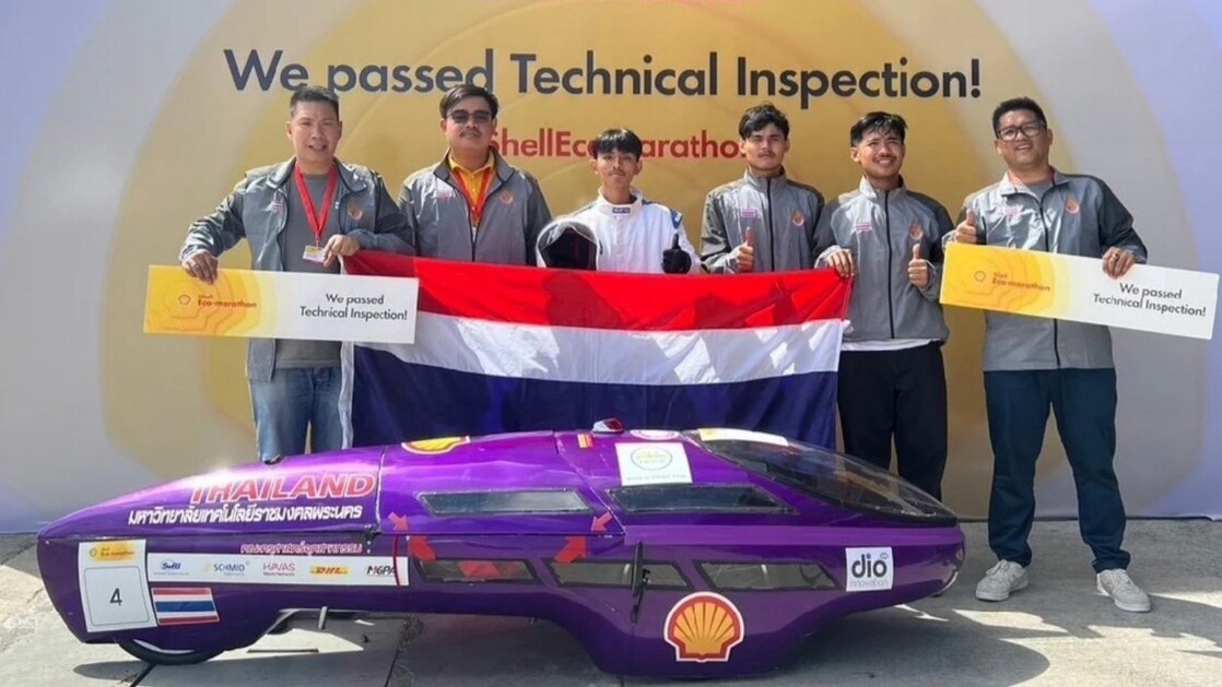 ทีม RMUTP RACING มหาวิทยาลัยเทคโนโลยีราชมงคลพระนคร ตัวแทนประเทศไทย ผู้ชนะลำดับที่ 2 ในหมวด Prototype (ICE) ด้วยสถิติ 892 km/l